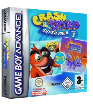 jeu Crash & Spyro Super Pack Volume 1